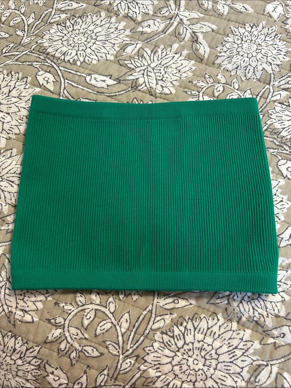 Cotton On Kelly Green Ribbed tube top